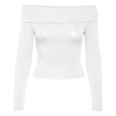 тениска,дамски,тениски,vero,moda,theodosia,long,sleeve,t,shirt,snow,white,(white)