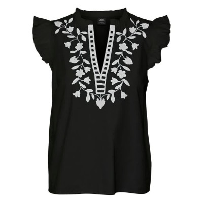 дамски,блузи,дамски,ризи,vero,moda,vacation,sleeveless,blouse,black,(black,detail,white,embroidery)