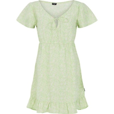 рокля,дамски,поли,и,рокли,protest,fenna,short,sleeve,short,dress,match,green,(green)