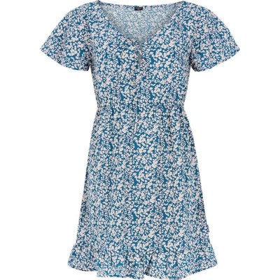 рокля,дамски,поли,и,рокли,protest,fenna,short,sleeve,short,dress,raku,blue,(multicolor)