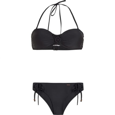 дамски,бански,костюми,protest,soleman,bandeau,bikini,black,(true,black)