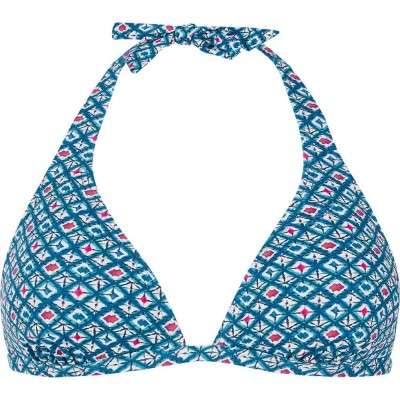 дамски,бански,костюми,protest,twice,halter,bikini,top,multicolor,(raku,blue)