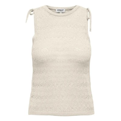 тениска,дамски,тениски,only,aggie,sleeveless,t,shirt,beige,(birch,detail,dtm,glitter)