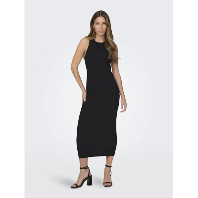 рокля,дамски,поли,и,рокли,only,betty,sleeveless,long,dress,black
