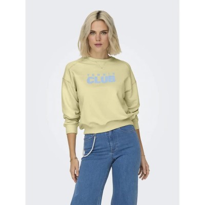 блуза,дамски,блузи,only,diana,sweatshirt,pastel,yellow,print,club,(beige)