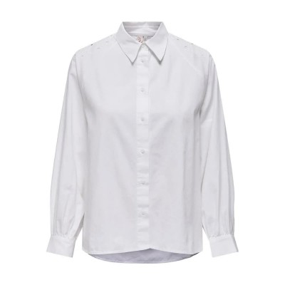 риза,с,дълъг,ръкав,дамски,блузи,дамски,ризи,only,division,gaga,long,sleeve,shirt,white,(bright,white)
