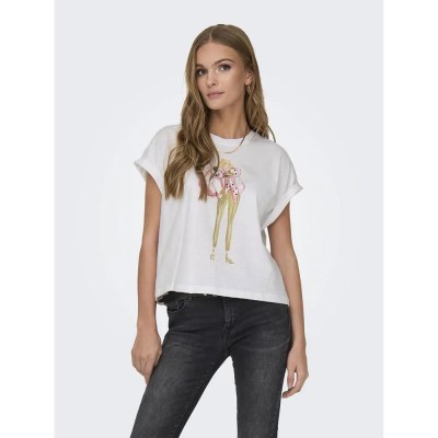 тениска,дамски,тениски,only,doris,life,short,sleeve,t,shirt,white,(bright,white,print,lady)