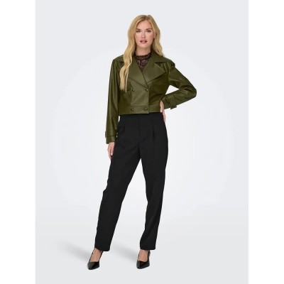 яке,дамски,якета,и,палта,only,kim,faux,jacket,green,(dark,olive)