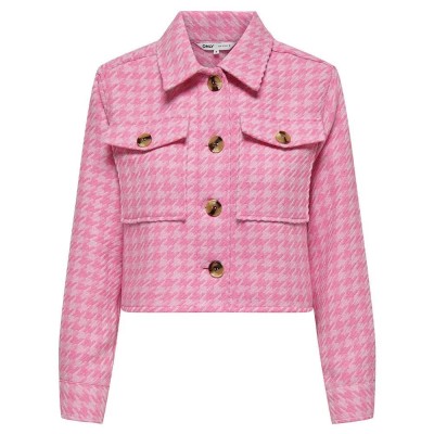 яке,дамски,якета,и,палта,only,kimmie,jacket,pink,(begonia,pink,checks,pirouette)