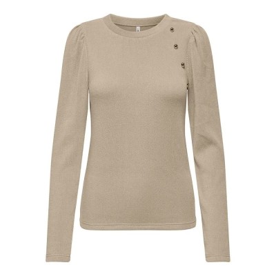 блуза,дамски,пуловери,дамски,плетени,дрехи,only,nanna,sweater,beige,(humus)