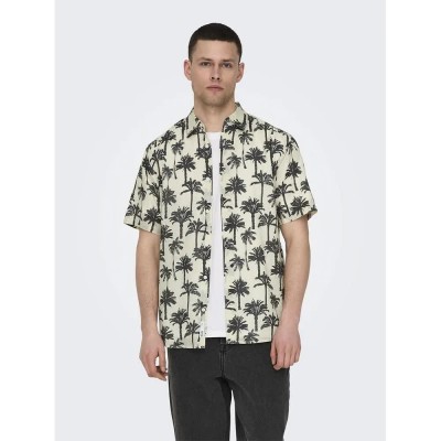 риза,с,къс,ръкав,мъжки,ризи,only,&,sons,bronx,reg,short,sleeve,shirt,beige,(cloud,dancer)