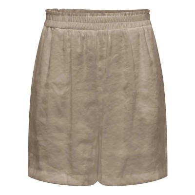 къси,панталони,дамски,панталони,only,iris,modal,shorts,beige,(silver,mink)