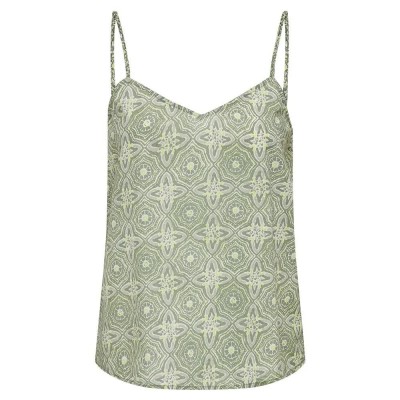 тениска,дамски,тениски,only,miley,sleeveless,t,shirt,green,(hedge,green,aop:ethnic,bohemian)