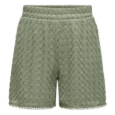 къси,панталони,дамски,панталони,only,patricia,shorts,hedge,green,(green)