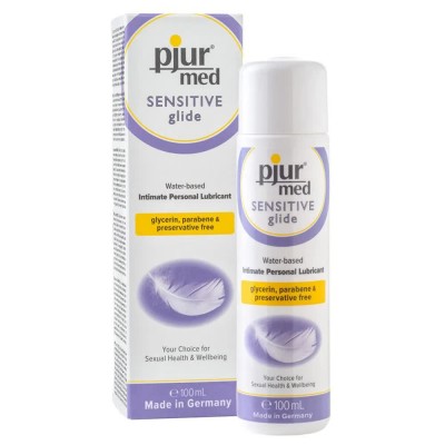 хигиена,тяло,pjur,med,sensitive,glide,lubricant,clear,(transparent)