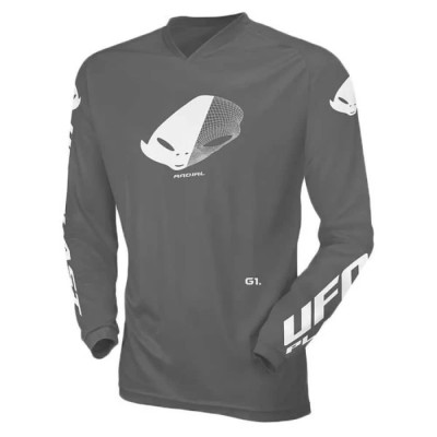 блуза,с,дълъг,ръкав,мъжки,тениски,дамски,тениски,ufo,radial,long,sleeve,jersey,grey,(grey)