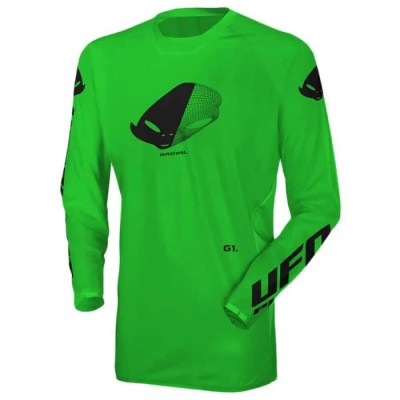 блуза,с,дълъг,ръкав,мъжки,тениски,дамски,тениски,ufo,radial,long,sleeve,jersey,green,(neon,green)