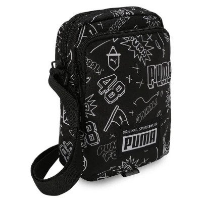 чанти,за,през,рамо,puma,academy,portable,crossbody,black,(black,b&w,graphic,aop)