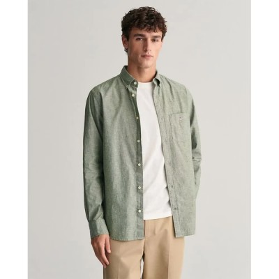 риза,с,дълъг,ръкав,мъжки,ризи,gant,3240100,long,sleeve,shirt,jelly,green,(green)