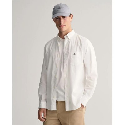 риза,с,дълъг,ръкав,мъжки,ризи,gant,3240100,long,sleeve,shirt,white,(white)