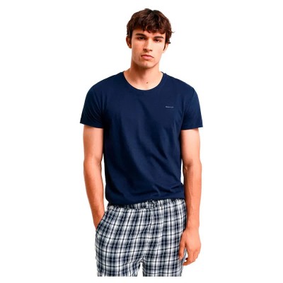 мъжко,бельо,gant,900002008,short,sleeve,base,layer,2,units,blue,(navy,white)