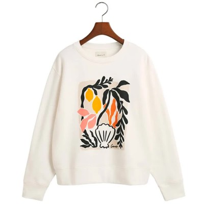 блуза,дамски,блузи,gant,palm,sweatshirt,beige