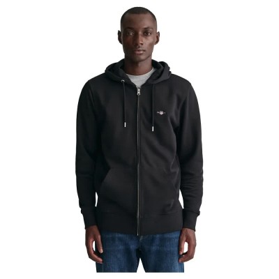 блуза,мъжки,пуловери,gant,reg,shield,full,zip,sweatshirt,black,(black)