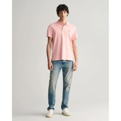 дамски,блузи,с,яка,мъжки,блузи,с,яка,gant,reg,shield,short,sleeve,polo,pink,(quartz,pink)