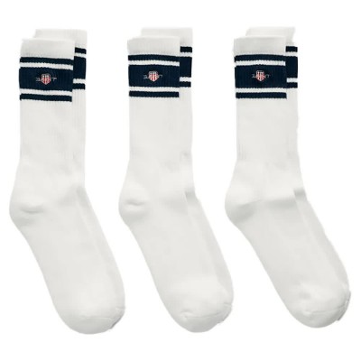 чорапи,мъжки,чорапи,gant,shield,sport,socks,3,pairs,white,(white)
