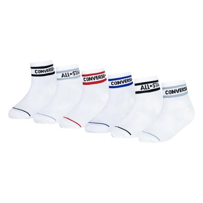 детски,чорапи,мъжки,чорапи,дамски,чорапи,converse,kids,basic,wordmark,quarter,socks,6,pairs,white,(white)