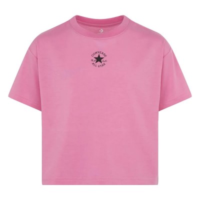 детска,тениска,мъжки,тениски,дамски,тениски,converse,kids,chuck,patch,boxy,short,sleeve,t,shirt,pink,(oops,pink)
