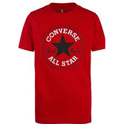 детска,тениска,мъжки,тениски,дамски,тениски,converse,kids,chuck,patch,short,sleeve,t,shirt,red,(enamel,red)