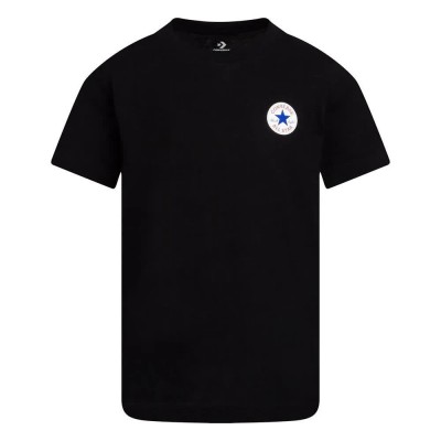 детска,тениска,мъжки,тениски,дамски,тениски,converse,kids,printed,short,sleeve,t,shirt,black,(black)