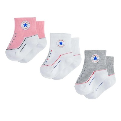 детски,чорапи,мъжки,чорапи,дамски,чорапи,converse,kids,striated,quarter,socks,3,pairs,multicolor,(coastal,pink)