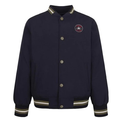 детско,яке,мъжки,якета,дамски,якета,и,палта,converse,kids,varsity,jacket,black,(black)