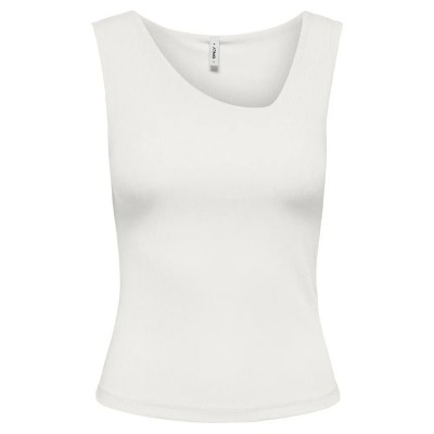 тениска,дамски,тениски,only,clare,sleeveless,t,shirt,cloud,dancer,(white)