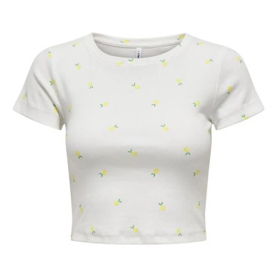 тениска,дамски,тениски,only,fenja,life,short,sleeve,t,shirt,white,(cloud,dancer,aop,lemons)