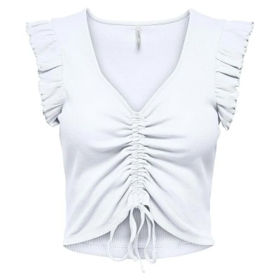 тениска,дамски,тениски,only,laila,life,sleeveless,t,shirt,bright,white,(white)