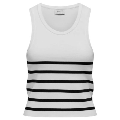 тениска,дамски,тениски,only,lill,sl,sleeveless,t,shirt,cloud,dancer,stripes,black,(white)