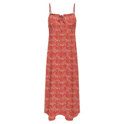 рокля,дамски,поли,и,рокли,only,nelly,life,alexa,sleeveless,midi,dress,orange,(pureed,pumpkin,aop,mexicana,palm)