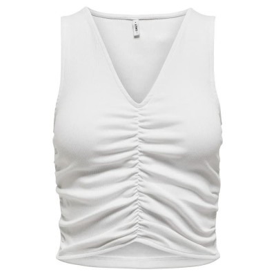 тениска,дамски,тениски,only,nilan,life,sleeveless,v,neck,t,shirt,white
