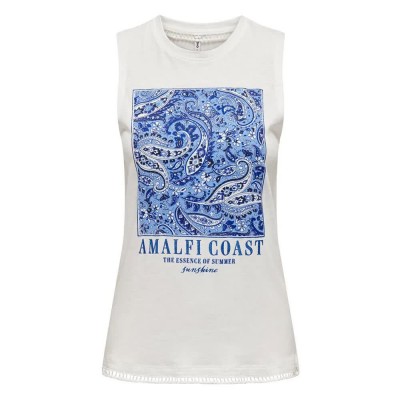 тениска,дамски,тениски,only,siri,life,sleeveless,t,shirt,blue,(cloud,dancer,print,amalfi)