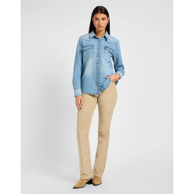 дънки,дамски,панталони,lee,breese,boot,jeans,beige,(pioneer,beige)