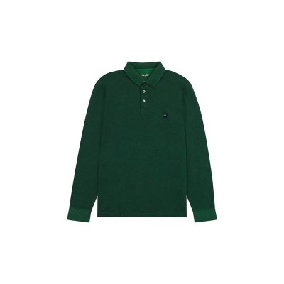 мъжки,блузи,с,яка,wrangler,refined,long,sleeve,polo,green,(verdant,green)