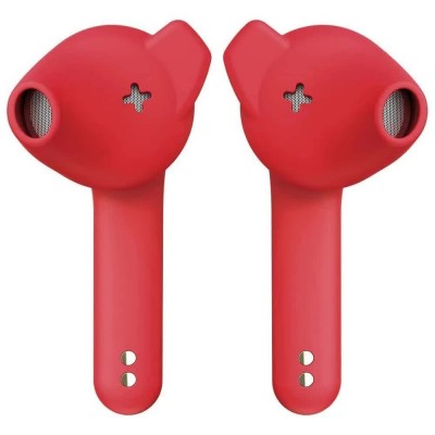 слушалки,слушалки,defunc,basic,tws,wireless,earphones,red