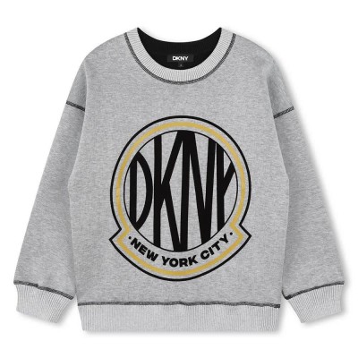 блуза,детски,блузи,dkny,d60185,sweatshirt,grey,(chine,gray)