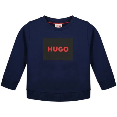блуза,детски,блузи,hugo,g00163,sweatshirt,blue,(medieval,blue)