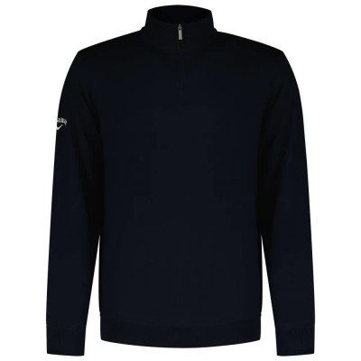 блуза,мъжки,пуловери,callaway,windstopper,1,4,zip,sweater,navy,blue,(blue)