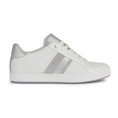 маратонки,дамски,маратонки,geox,blomiee,trainers,white,silver,(white)