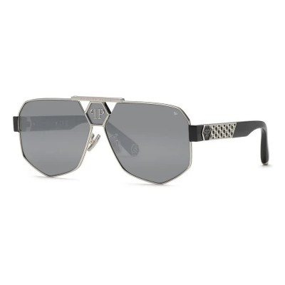 слънчеви,очила,слънчеви,очила,philipp,plein,spp107m,sunglasses,shiny,palladium,w,coloured,parts